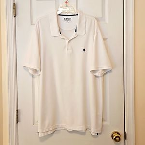 Men's Izod White Short Sleeve Polo - Size XXL